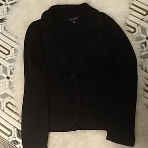 Willi Smith Black Sweater Jacket